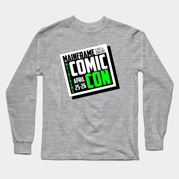 Mainframe Comic Con - Black Base Long Sleeve T-Shirt by Mainframe Comic Con